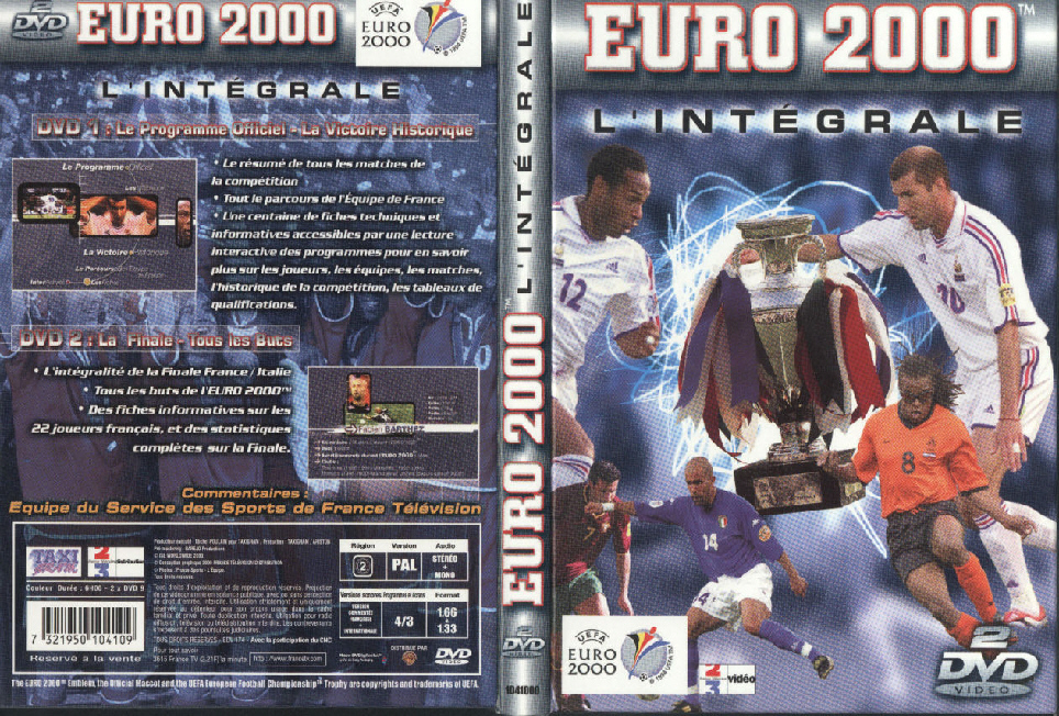 Jaquette DVD Euro 2000 L integrale